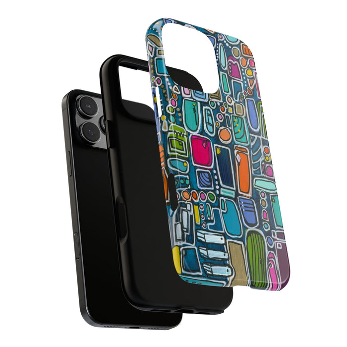 "Memory Den" Phone Case — Colorful Geometric  Protective Cover