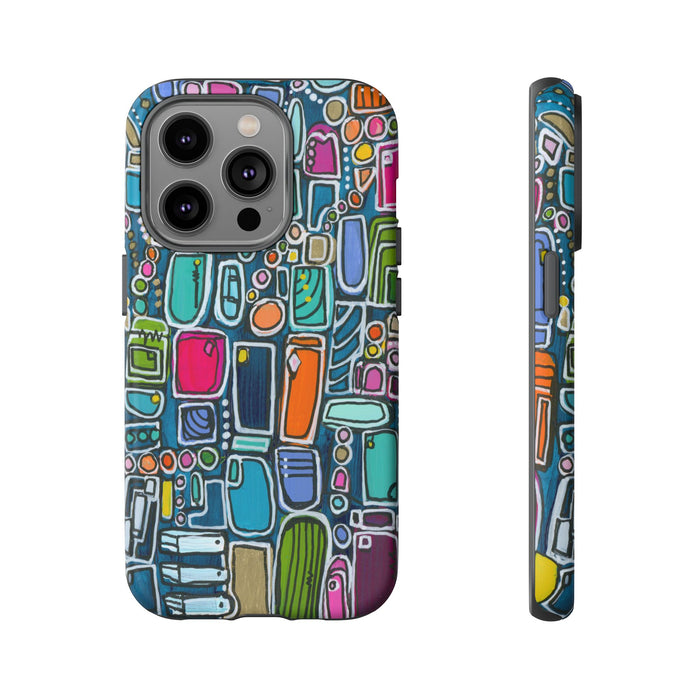 "Memory Den" Phone Case — Colorful Geometric  Protective Cover