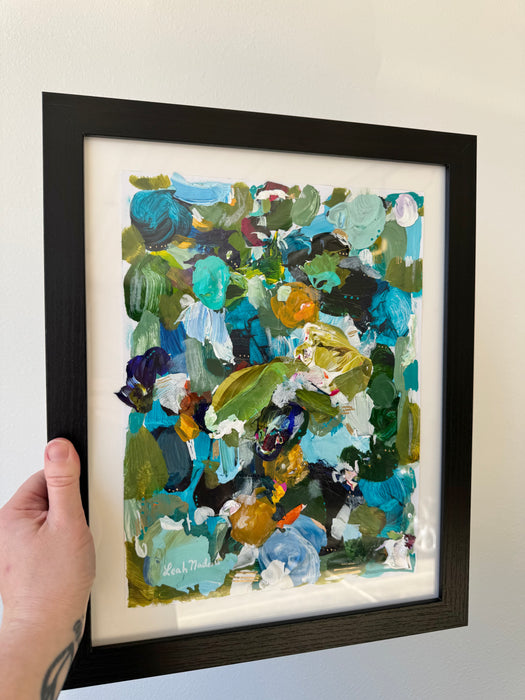 “Evergreen” framed palette