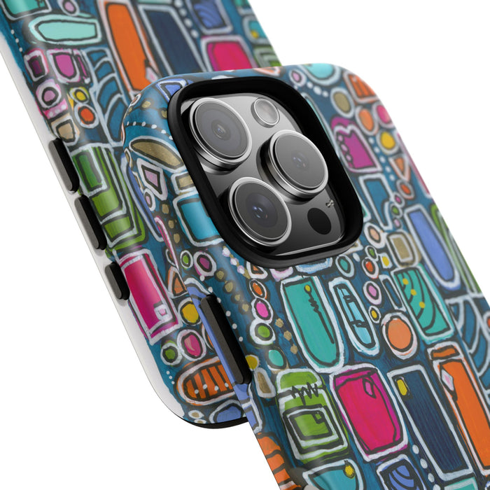 "Memory Den" Phone Case — Colorful Geometric  Protective Cover