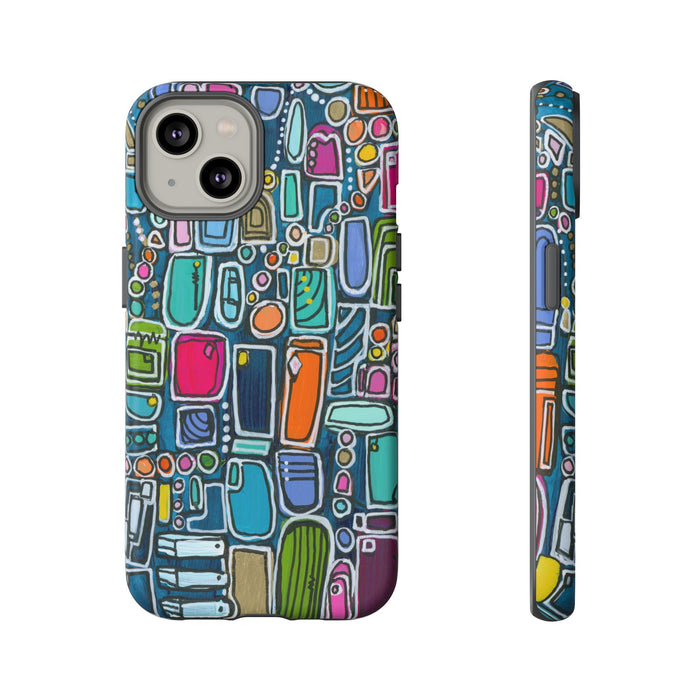 "Memory Den" Phone Case — Colorful Geometric  Protective Cover
