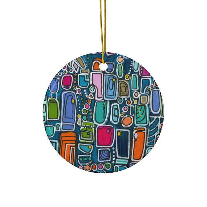 "Memory Den" Ceramic Ornament