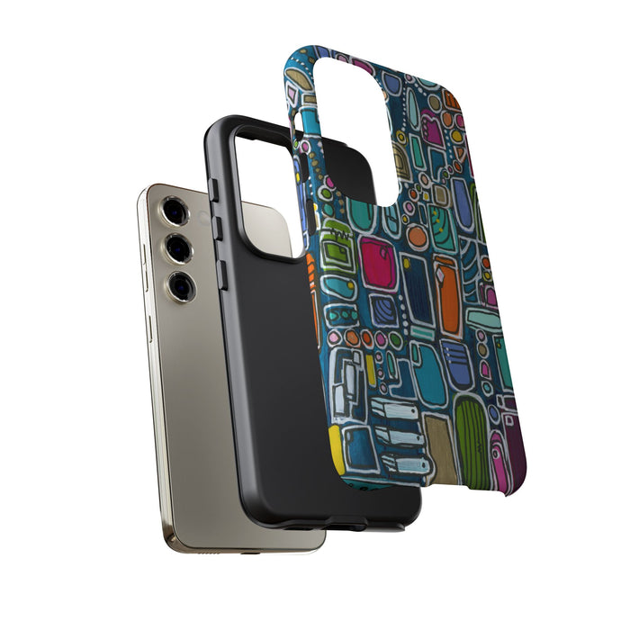 "Memory Den" Phone Case — Colorful Geometric  Protective Cover