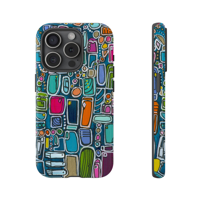 "Memory Den" Phone Case — Colorful Geometric  Protective Cover