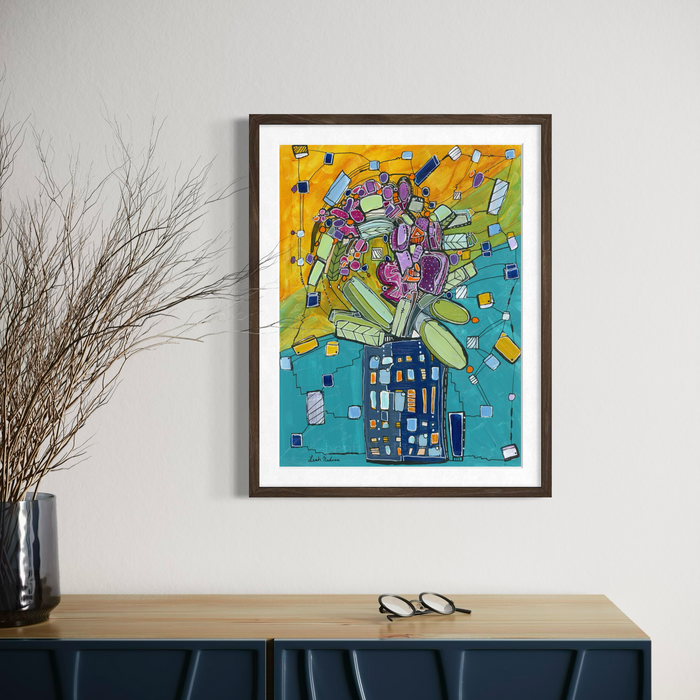 "Mid Mod Orchid" Fine Art Print