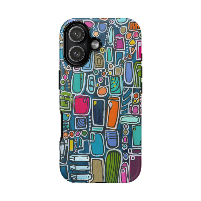 "Memory Den" Phone Case — Colorful Geometric  Protective Cover