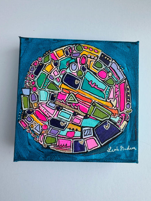 “Robin’s Egg Blue”- Original Painting by Leah Nadeau