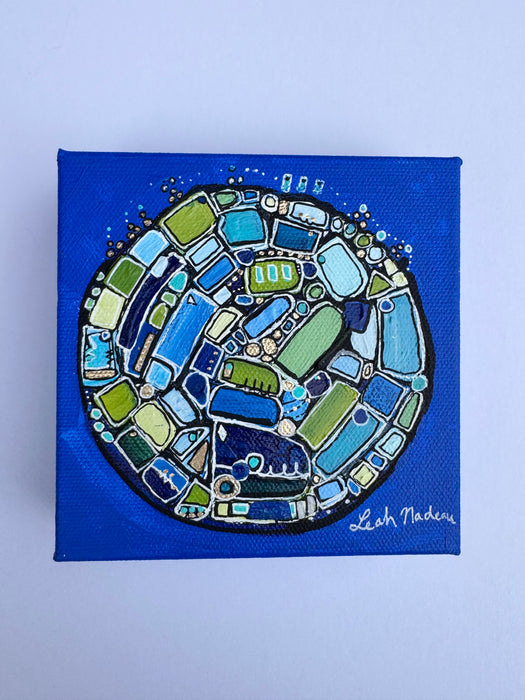 Pacific Blue- Original Painting by Leah Nadeau