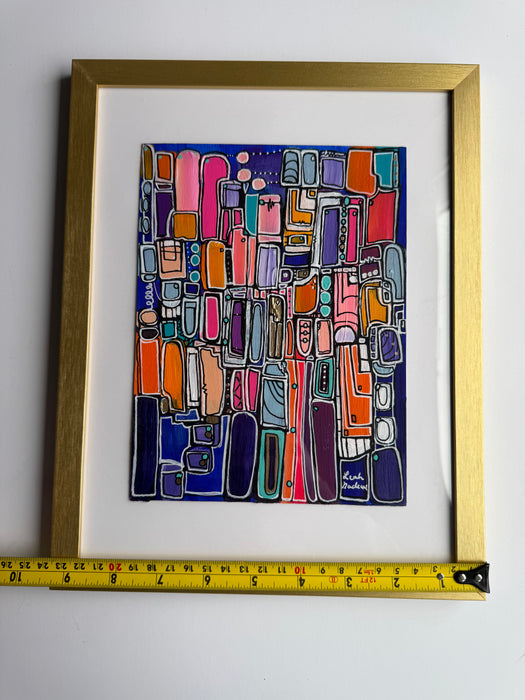 “Authenticity” framed original painting