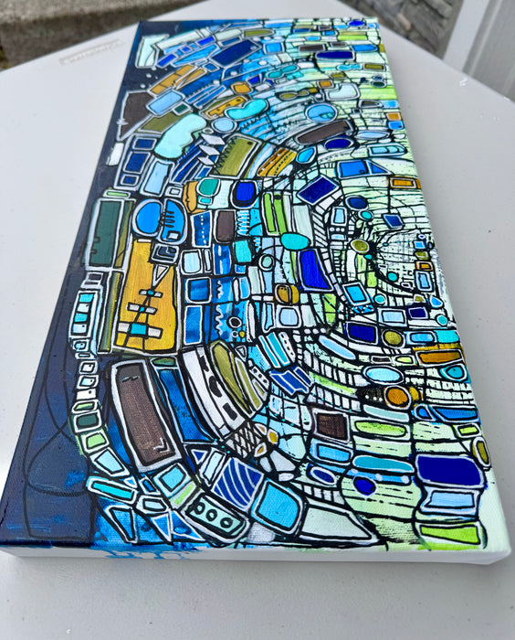 Against the Current- Original Painting by Leah Nadeau