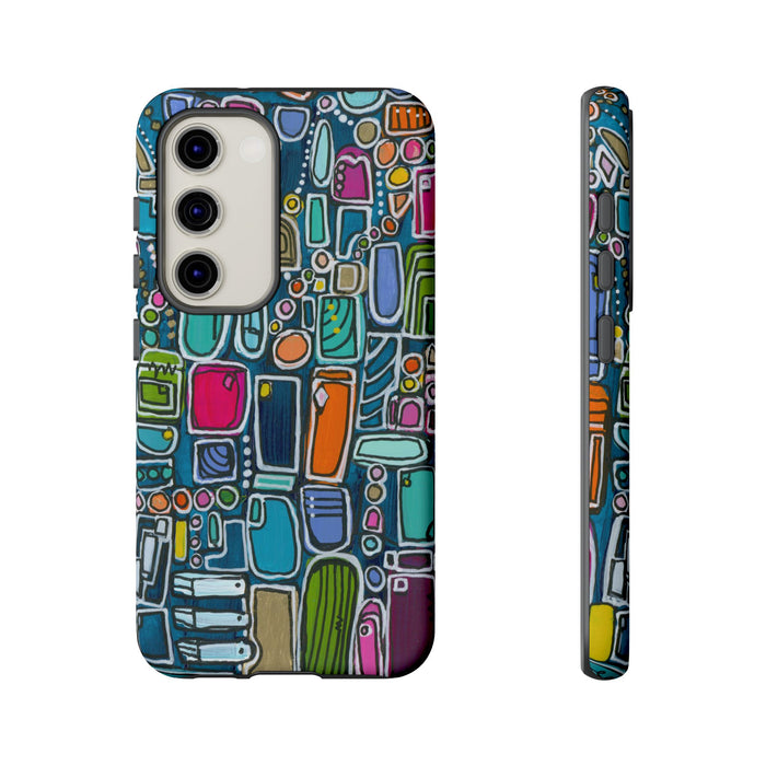 "Memory Den" Phone Case — Colorful Geometric  Protective Cover