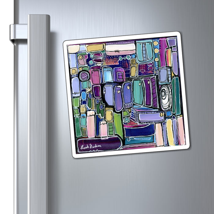 Purple Amethyst Fridge Magnet
