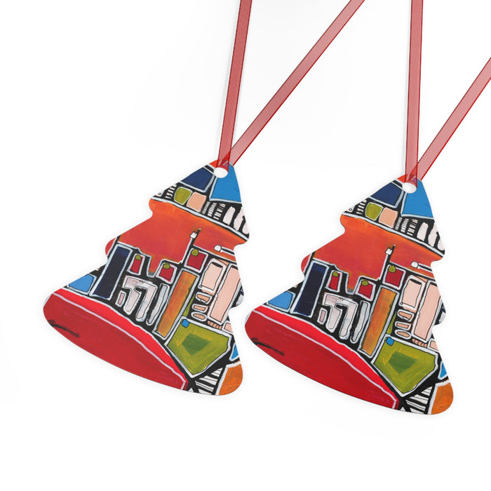 "Christmas Skyline" Ornament