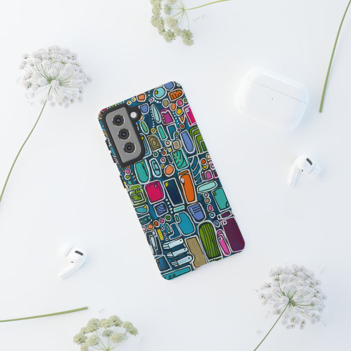 "Memory Den" Phone Case — Colorful Geometric  Protective Cover