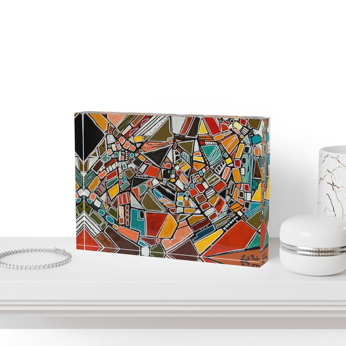 Ode to Kandinsky: Limited Edition Retro Acrylic Photo Block