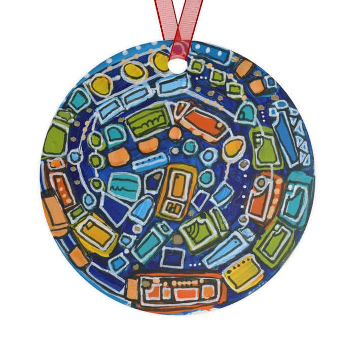 Nadeau's Primary Colors Ornament (Double Sided)