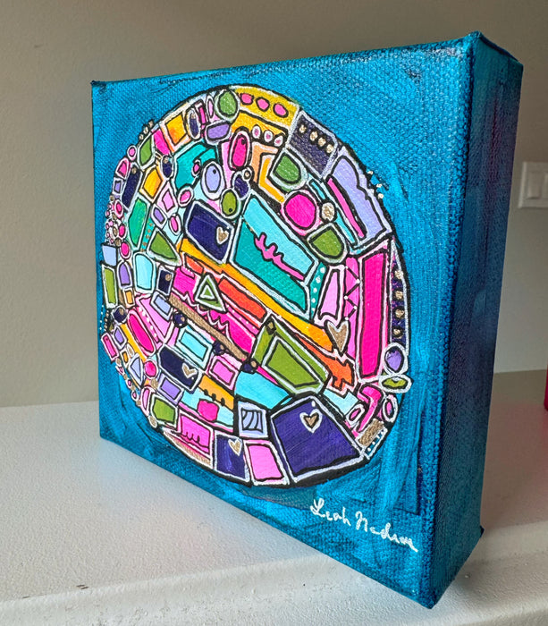 “Robin’s Egg Blue”- Original Painting by Leah Nadeau