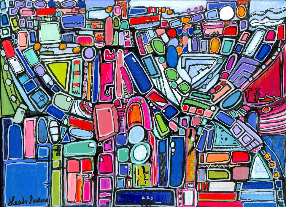 The Shape of Joy- Original Painting by Leah Nadeau