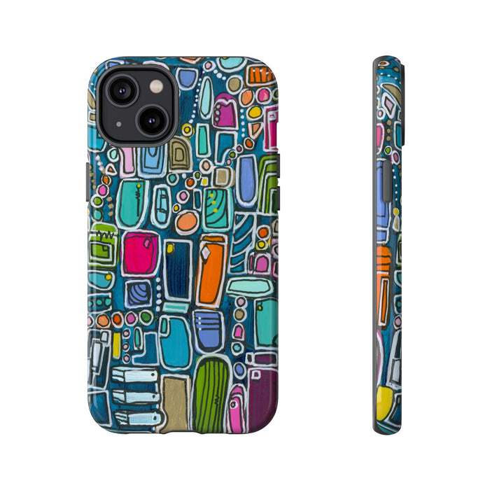 "Memory Den" Phone Case — Colorful Geometric  Protective Cover