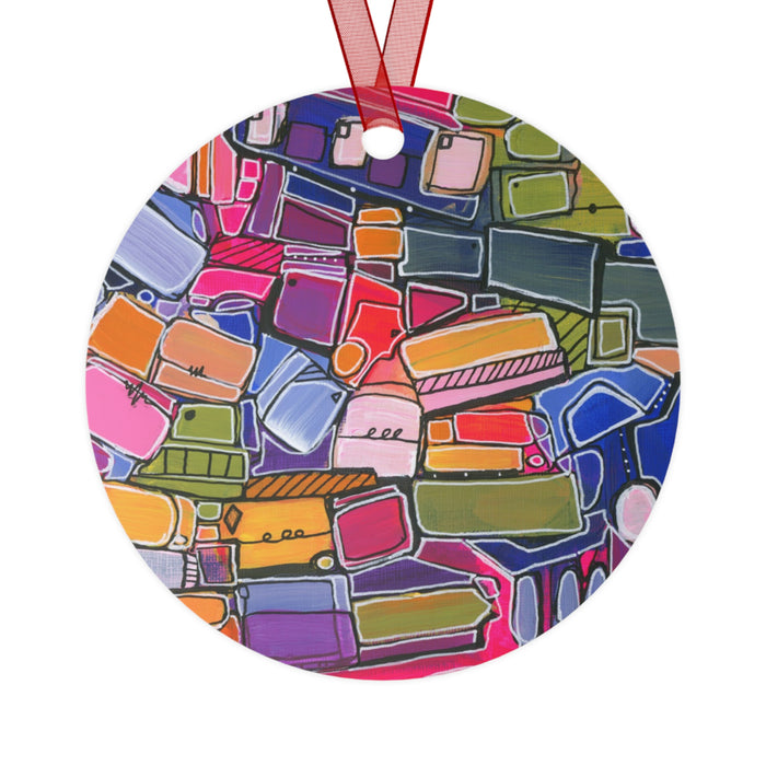 "Dopamine" Metal Ornament