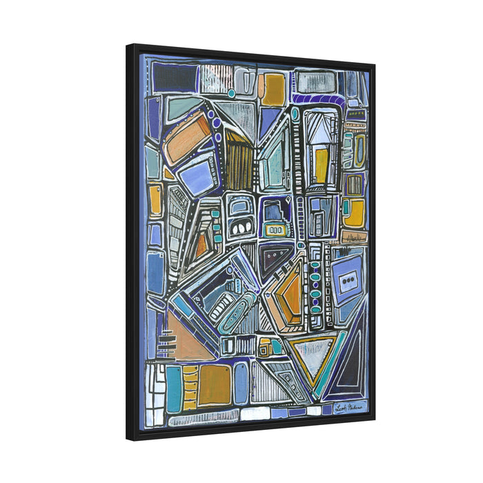Pacific Tower Framed Canvas Print