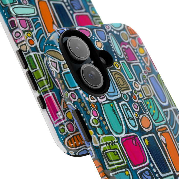 "Memory Den" Phone Case — Colorful Geometric  Protective Cover