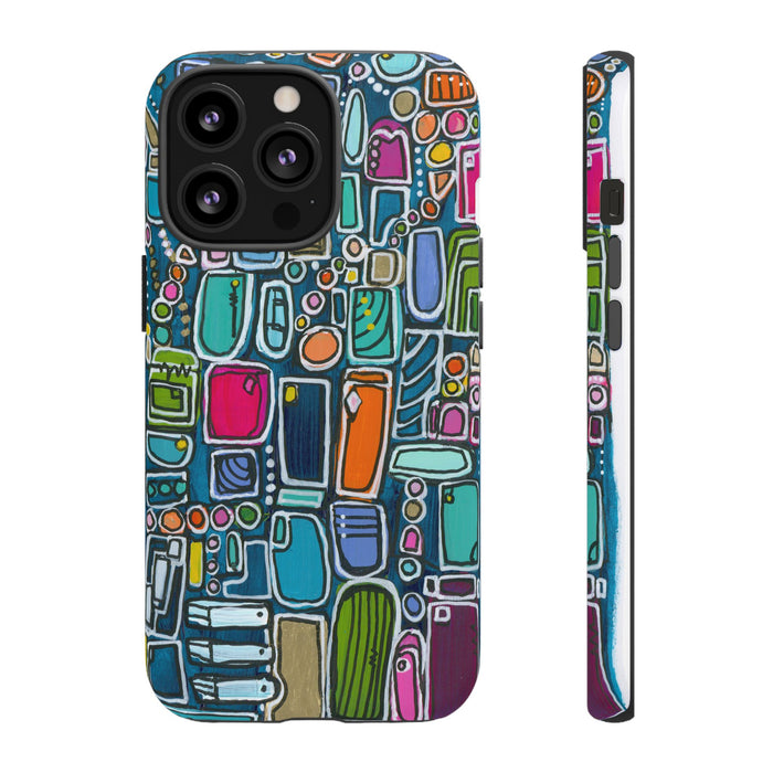 "Memory Den" Phone Case — Colorful Geometric  Protective Cover