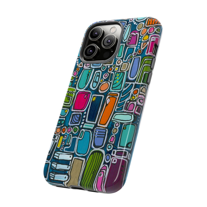 "Memory Den" Phone Case — Colorful Geometric  Protective Cover