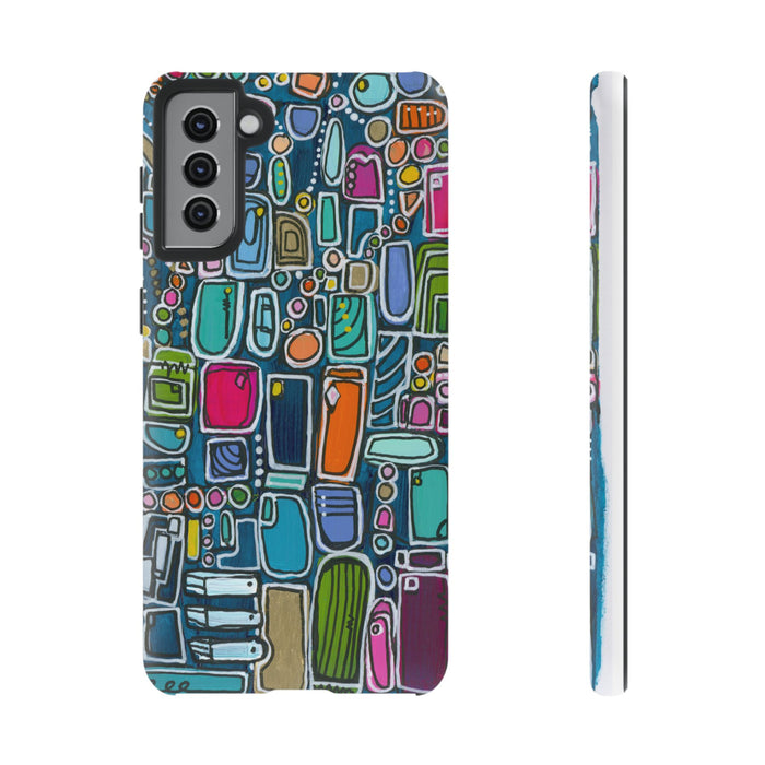 "Memory Den" Phone Case — Colorful Geometric  Protective Cover