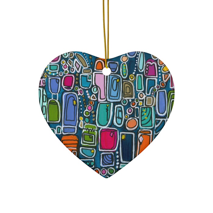 "Memory Den" Ceramic Ornament