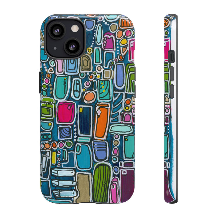 "Memory Den" Phone Case — Colorful Geometric  Protective Cover