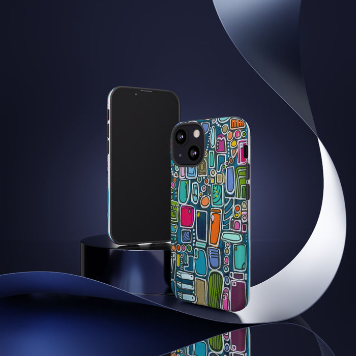 "Memory Den" Phone Case — Colorful Geometric  Protective Cover