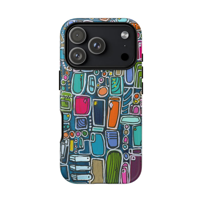 "Memory Den" Phone Case — Colorful Geometric  Protective Cover