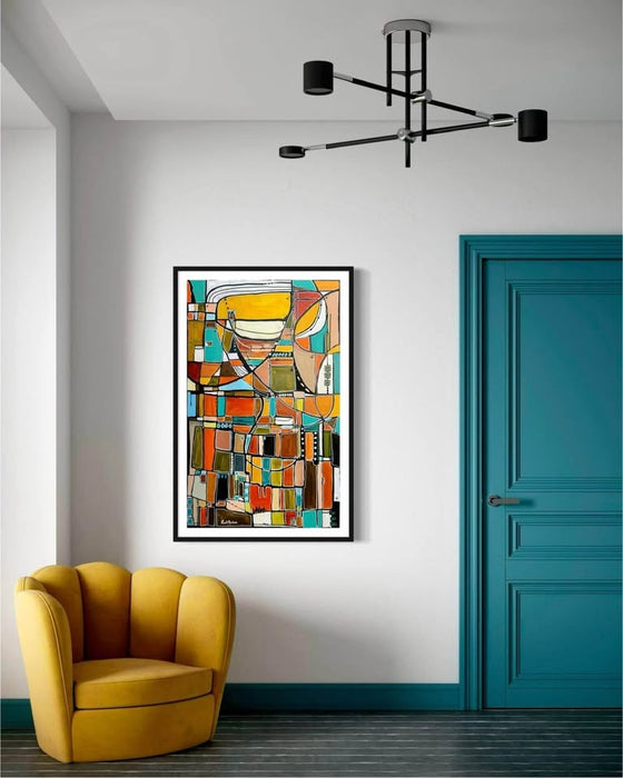 The Atomic Age- Framed Print in Black
