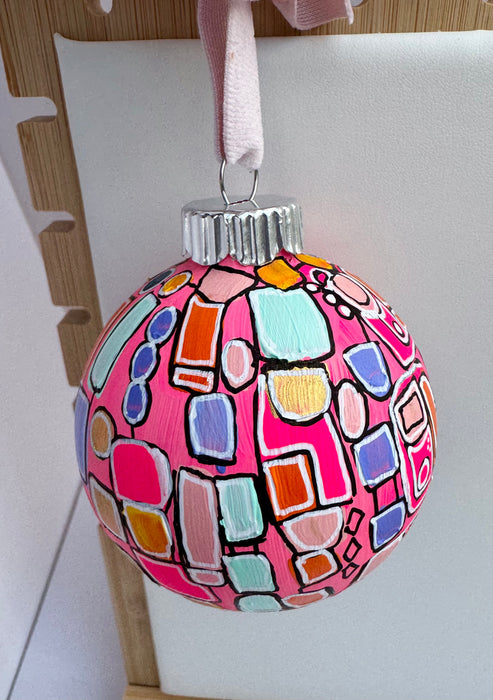 "Malibu Barbie" Glass Ornament