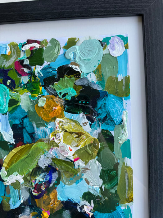 “Evergreen” framed palette