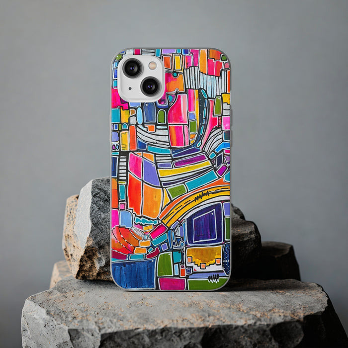 Rainbow Road Flexi Phone Cases
