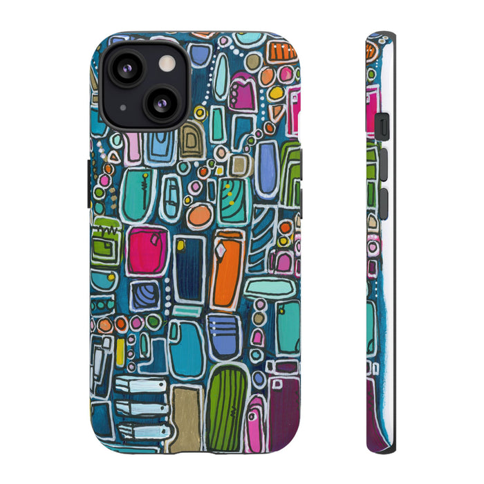 "Memory Den" Phone Case — Colorful Geometric  Protective Cover
