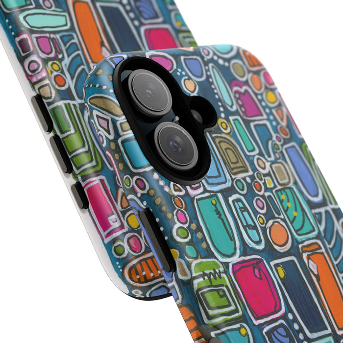 "Memory Den" Phone Case — Colorful Geometric  Protective Cover
