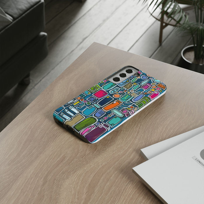 "Memory Den" Phone Case — Colorful Geometric  Protective Cover