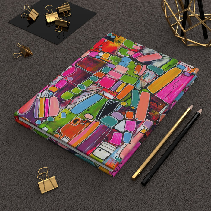 Fictional Fragments lined Hardcover Journal