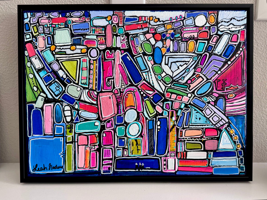 The Shape of Joy- Original Painting by Leah Nadeau