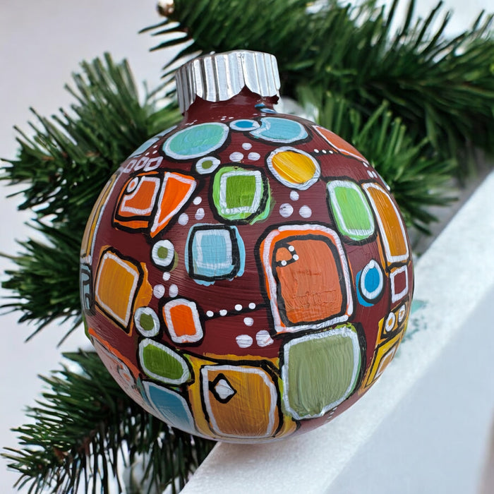 "Park Place" Glass Ornament