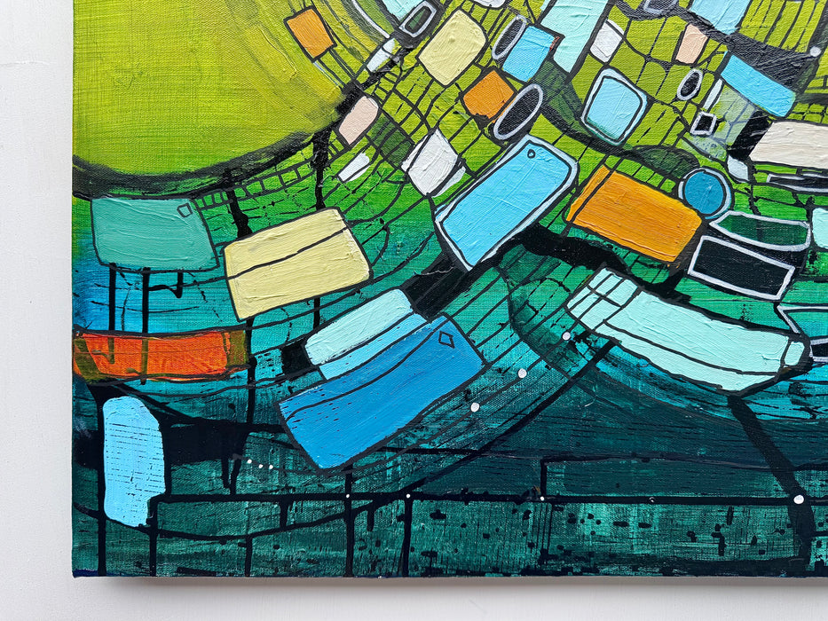 Threads of Resilience- Original Painting by Leah Nadeau