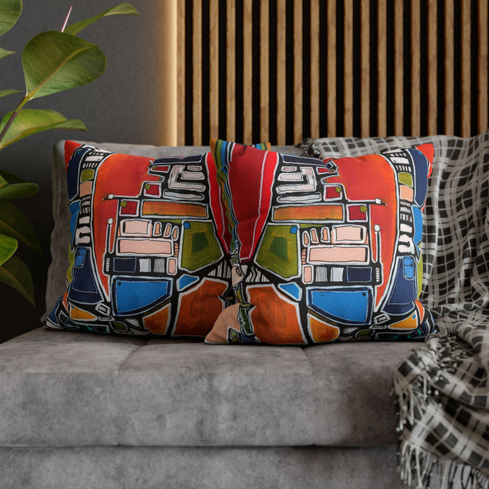 "Skyline"Throw Pillow Cover (Case Only)