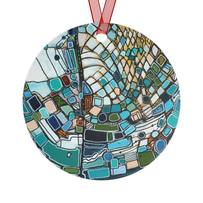 View From The Window Seat Ornament (Double Sided)