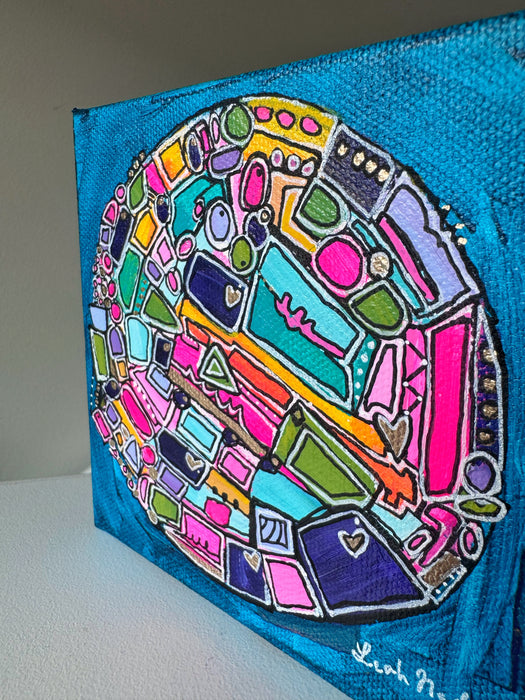 “Robin’s Egg Blue”- Original Painting by Leah Nadeau
