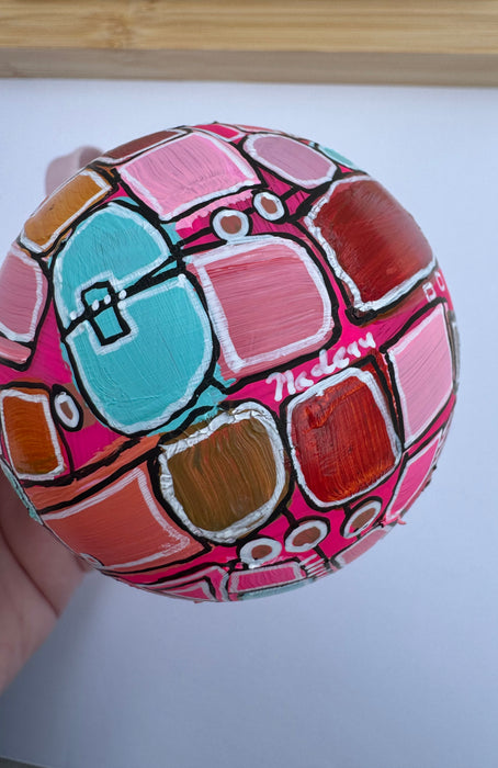 "80s Girl" Glass Ornament