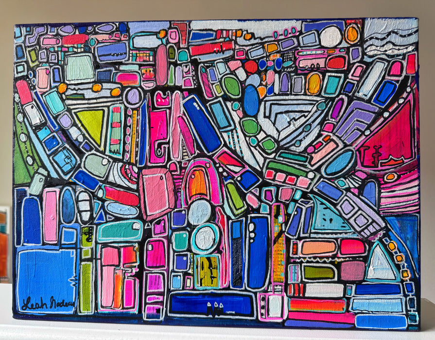 The Shape of Joy- Original Painting by Leah Nadeau