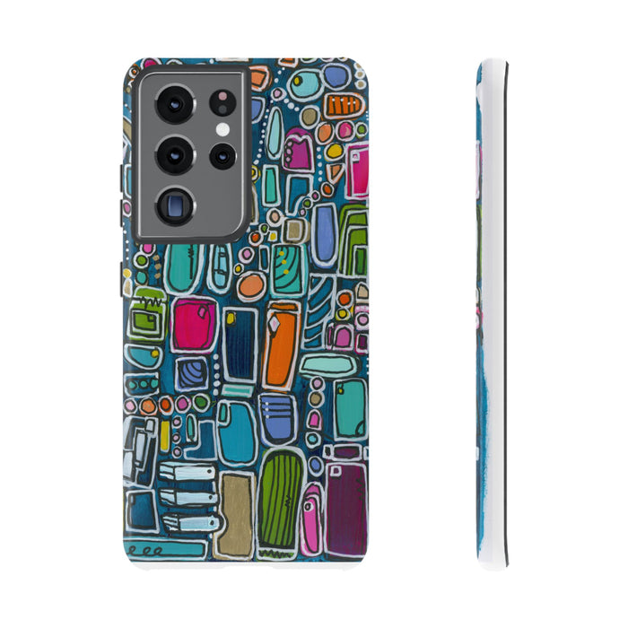 "Memory Den" Phone Case — Colorful Geometric  Protective Cover